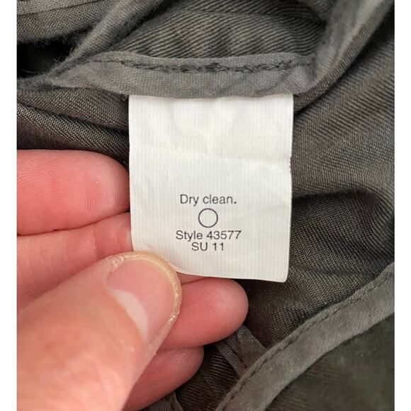 J. Crew Women's XS Olive Green Full Zip Crop Bomber Jacket - Picture 6 of 6